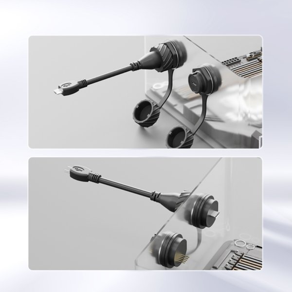 USB-MICRO Direct/Welding Female Plug