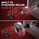 ARCCAPTAIN 6 In 1 200Amp MIG200 Welder Set, Multi Process Welding Machine, 110/220V Dual Voltage MIG Welding Machine, Support Gas MIG/Flux Core MIG/ARC/Lift TIG/Spot Welding/Spool Gun