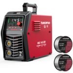 145A Flux Core MlG Welder 120V Welding Machine Gasless MlG Welder Flux MIG/MMA Stick/Lift TlG, 3 In 1 Welder Machine With Synergy, Portable Welder