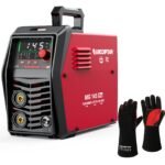 145A Flux Core MlG Welder 120V Welding Machine Gasless MlG Welder Flux MIG/MMA Stick/Lift TlG, 3 In 1 Welder Machine With Synergy, Portable Welder