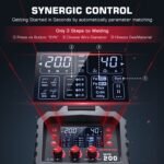 ARCCAPTAIN 6 In 1 200Amp MIG200 Welder Set, Multi Process Welding Machine, 110/220V Dual Voltage MIG Welding Machine, Support Gas MIG/Flux Core MIG/ARC/Lift TIG/Spot Welding/Spool Gun