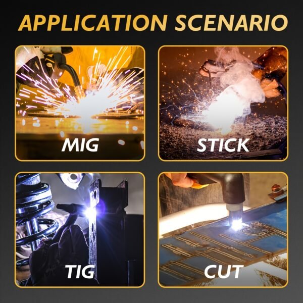 [Auto Darkening Welding Helmet] Solar Powered Auto Darkening Welding Helmet with Large 3.94" X 3.27" Viewing Screen, True Color Welding Hood, 4 Arc Sensor, Wide Shade 4-5/5-9/9-13