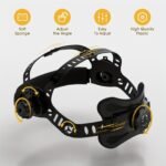 TOUCHAR Auto-Darkening Welding Helmet with Large 3.94" x 3.66" Viewing Screen, Solar-Powered, True Color Display, Durable PP Material - Ideal for TIG & MIG Stick Welders, Features 4 Arc Sensors & Wide Shade Range (4-5/5-9/9-13), Protective Headgear | Modern Welding Helmet | Durable Pp Helmet, Welding Accessories