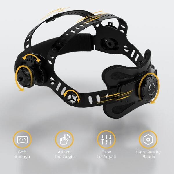 Superior Auto - Darkening Welding Helmets: Ultra - Large Viewing Screens, True - Color Vision, 4 Arc Sensors, Solar - Powered With Adjustable Shades (4 - 5/5 - 9/9 - 13) For All Welding Tasks