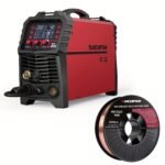 ARCCAPTAIN 6 In 1 200Amp MIG200 Welder Set, Multi Process Welding Machine, 110/220V Dual Voltage MIG Welding Machine, Support Gas MIG/Flux Core MIG/ARC/Lift TIG/Spot Welding/Spool Gun