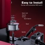 3 In 1 Welder MIG Welder 110V, 130Amp Machine Flux Core MIG/MMA/TIG, IGBTInverter Gasless Welder, Welding Machine With Synergic